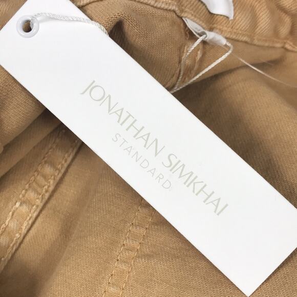 JONATHAN SIMKHAI Henley Tie Waist Pants tan - Picture 15 of 15